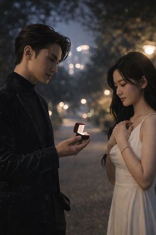 Saiful proposing to Xin Yue #1