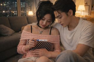 Xin Yue finding out she's pregnant.