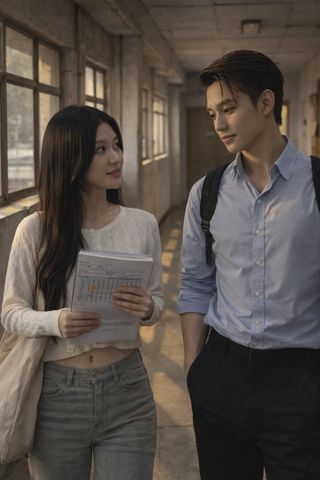 Xin Yue asking Saiful for academic advice