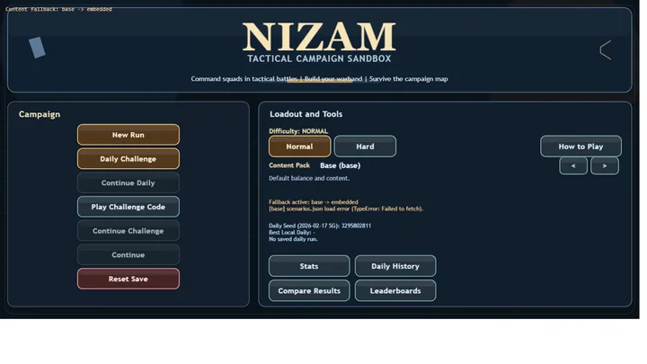 Nizam interface