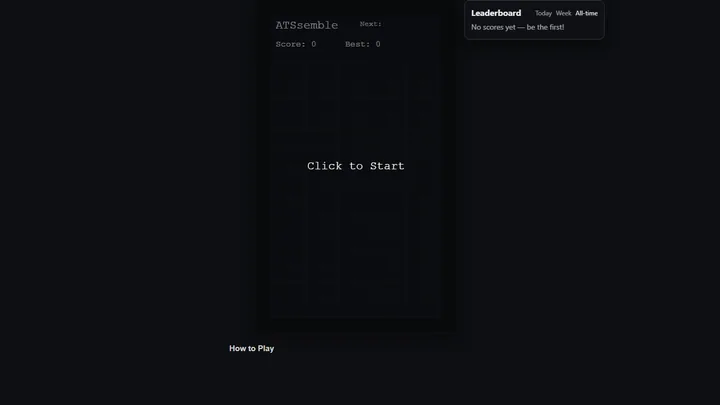 Tetris interface